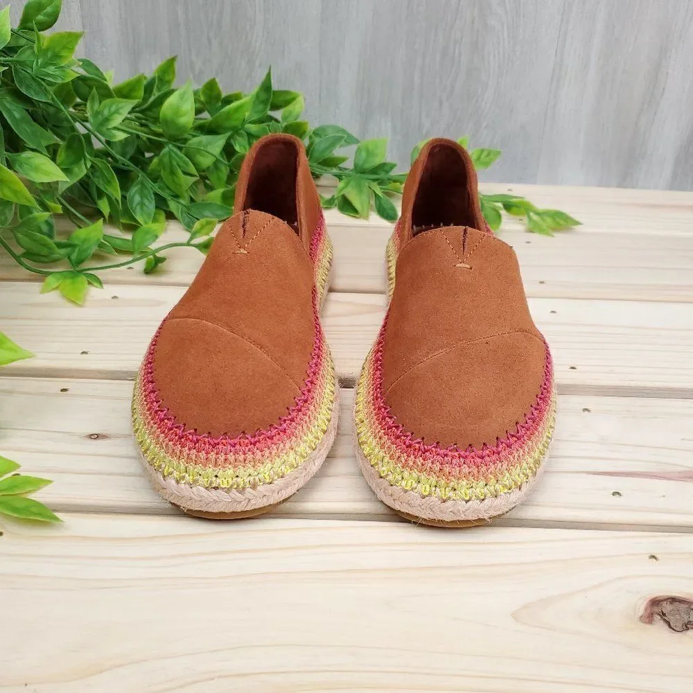 TOMS Esparto Suede Thread Espadrilles